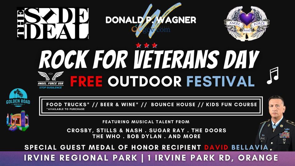 Rock for Veterans Day Free Outdoor Festival 1 Irvine Park Rd, Orange