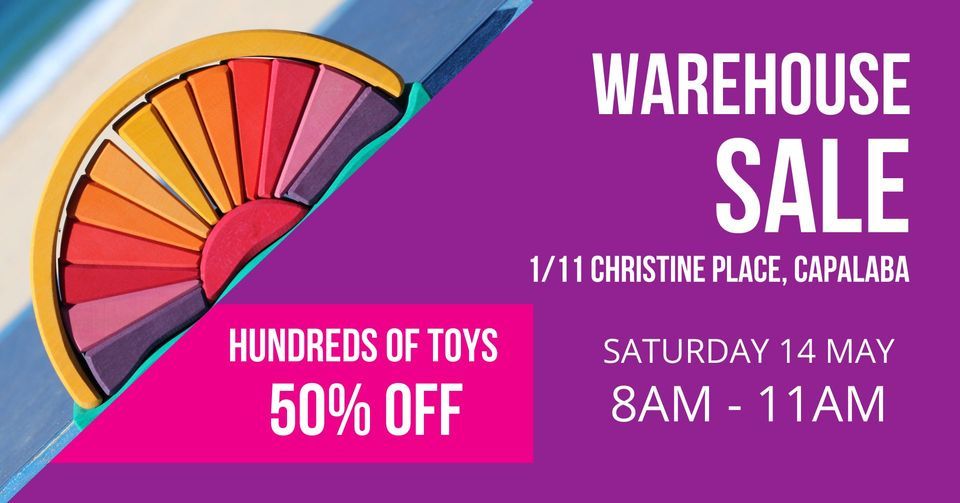 the warehouse toy sale