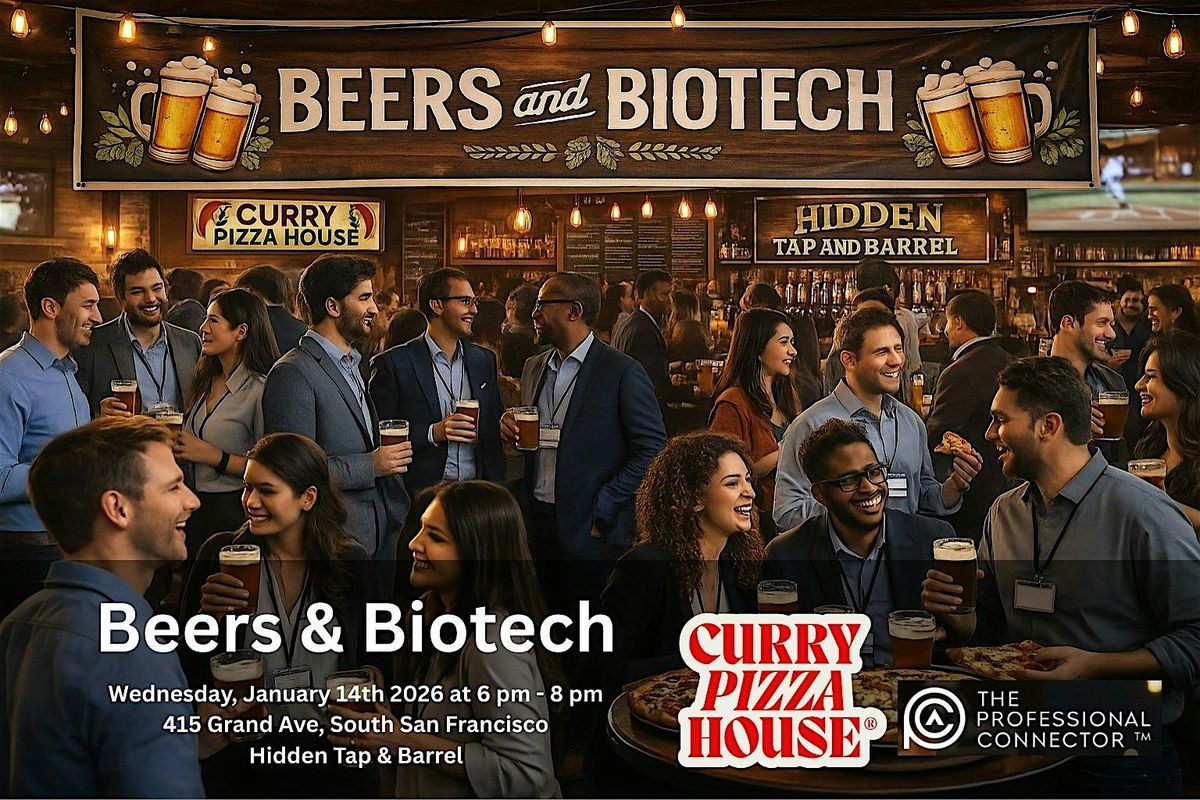Beers and Biotech at Hidden Tap and Barrel South San Francisco|Jan 14,2026