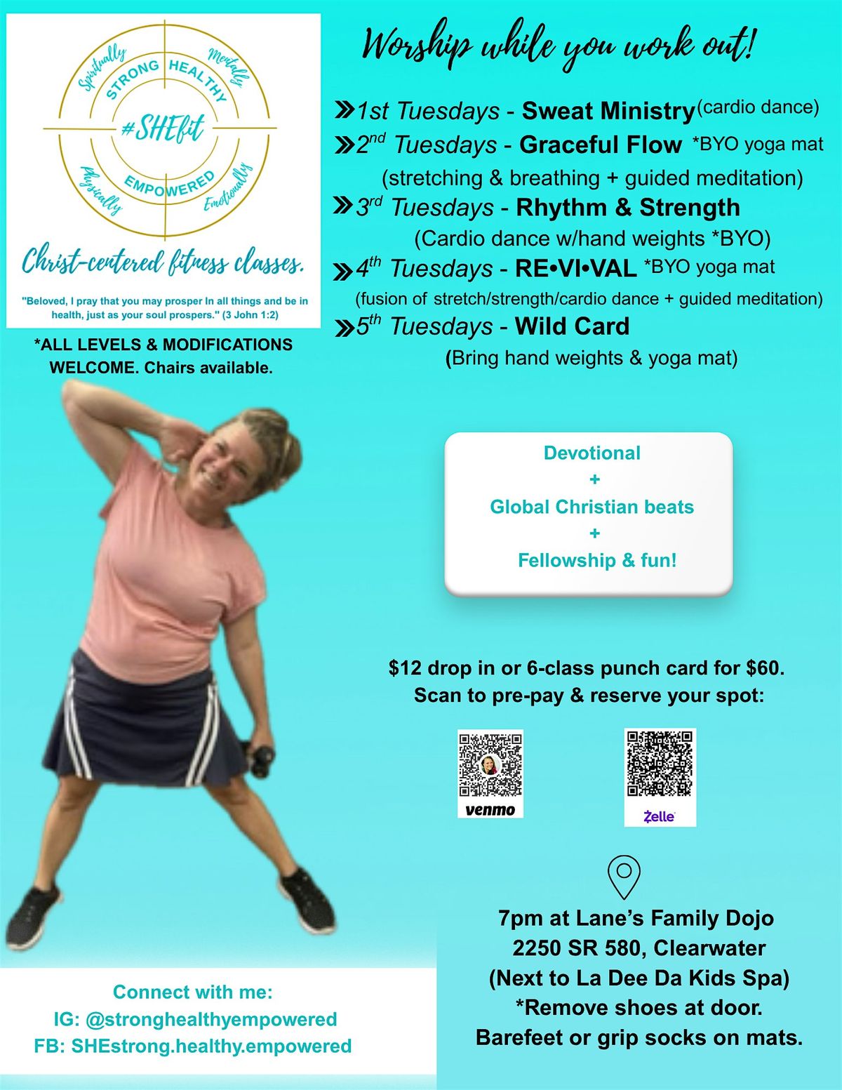 Faith, Fitness & Fellowship: Christ-centered Fitness classes for women