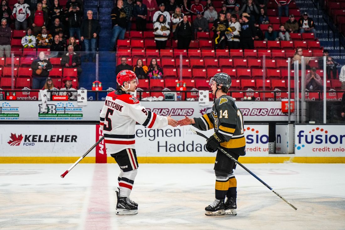 Parking Moose Jaw Warriors at Brandon Wheat Kings