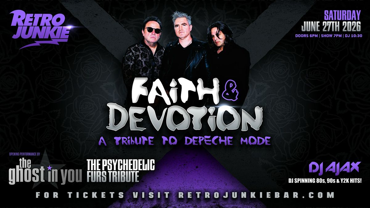 DEPECHE MODE & THE PSYCHEDELIC FURS... LIVE TRIBUTES (Two bands + DJ!)