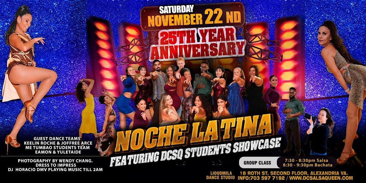Noche Latina Special Event: Latin Social Dancing & Salsa\/Bachata Class
