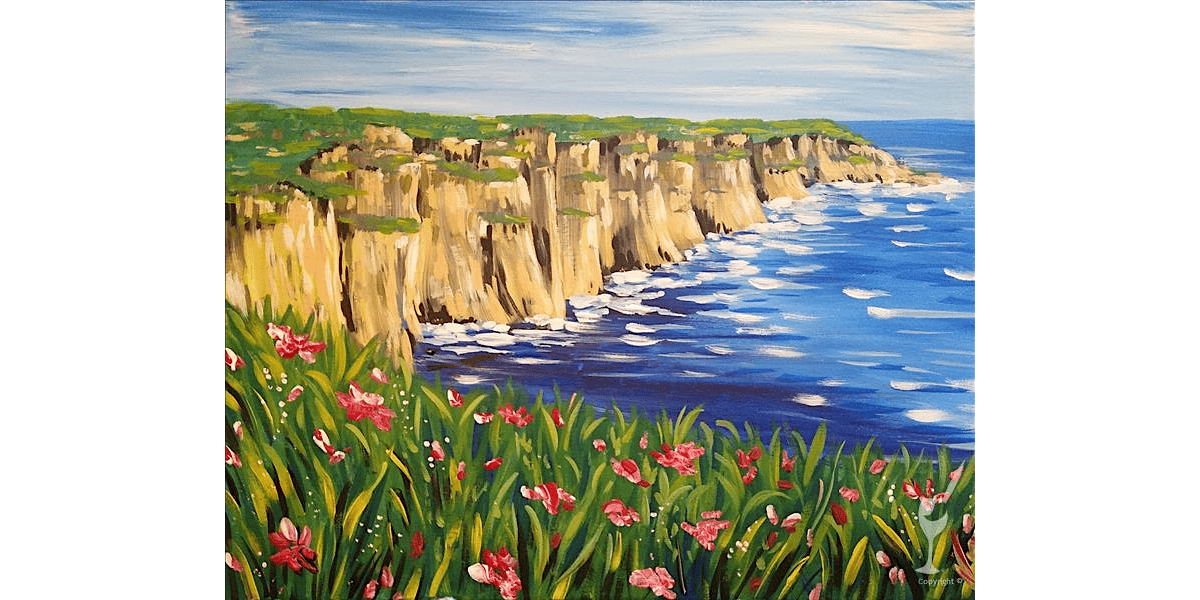 Ocean Cliff Views - Paint and Sip in Denver | Classpop!\u2122