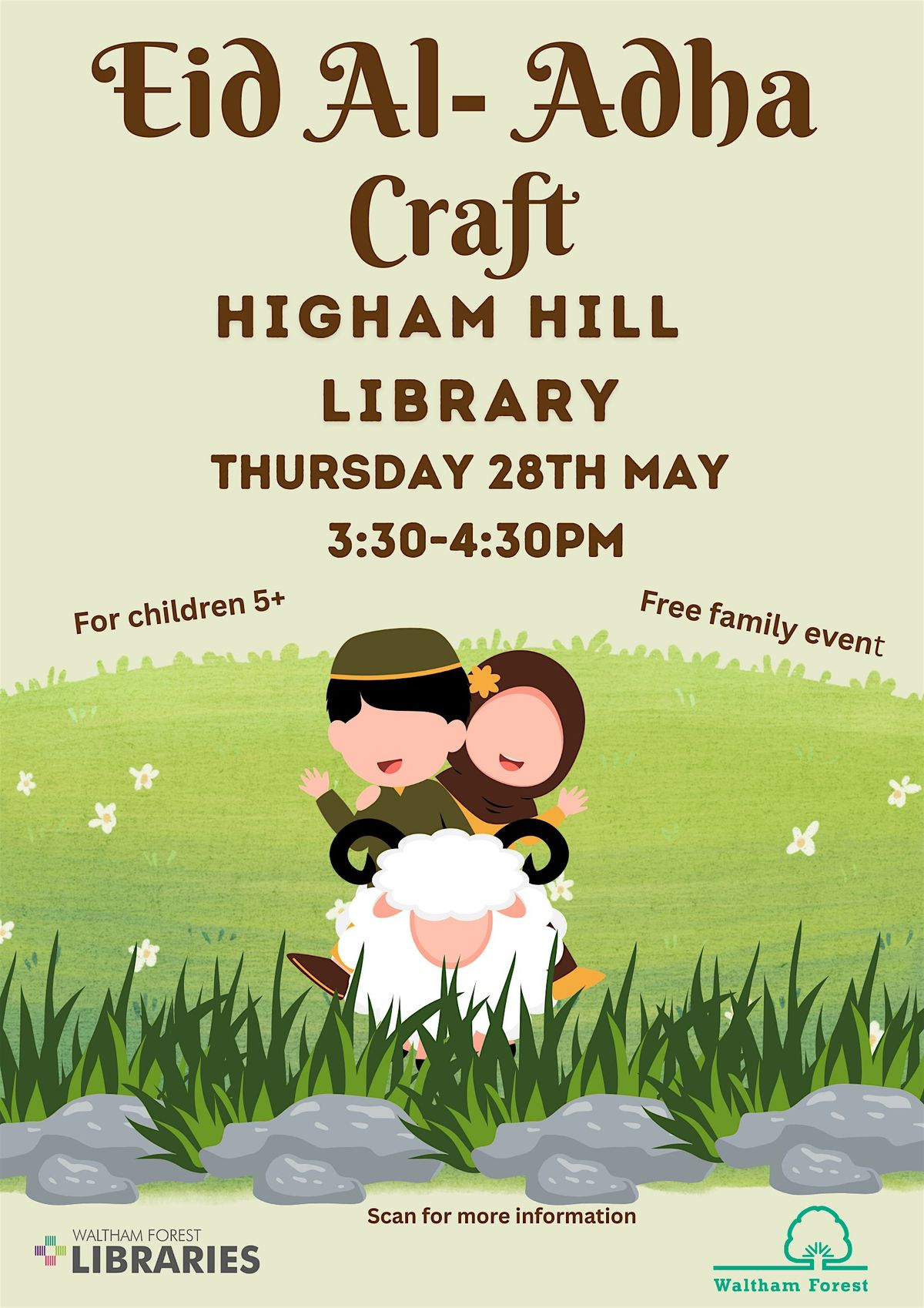 Eid Al-Adha Craft at Higham Hill Library