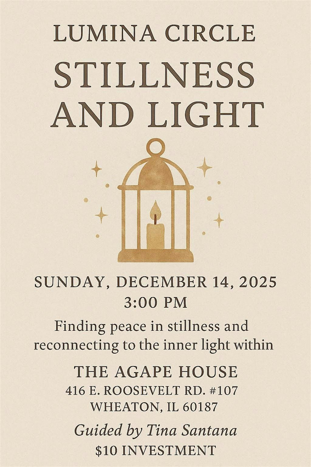 Lumina Circle: A Monthly Meditation Gathering