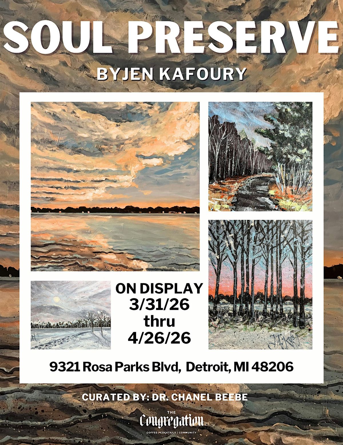 \u2728 April Exhibition at The Congregation: Soul Preserve by Jen Kafoury