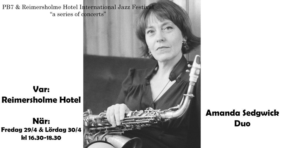 Amanda Sedgwick Duo Reimersholme Hotel, Stockholm, ST April 30, 2022