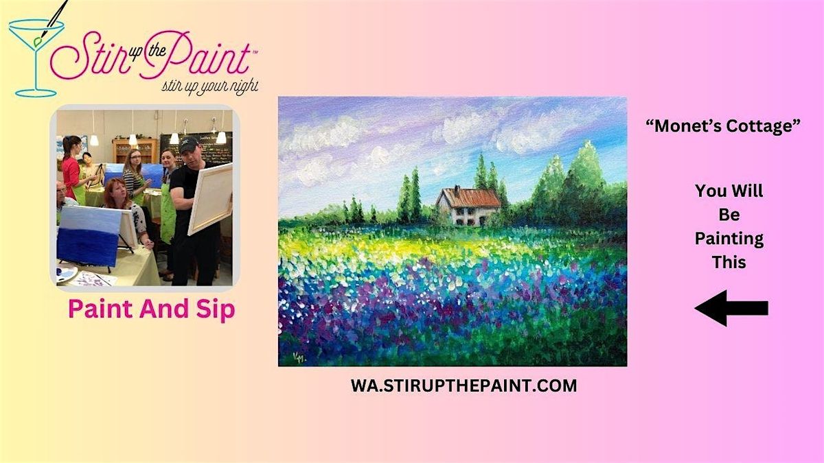 Bellevue Paint and Sip, Paint Party, Paint Night With Stir Up The Paint