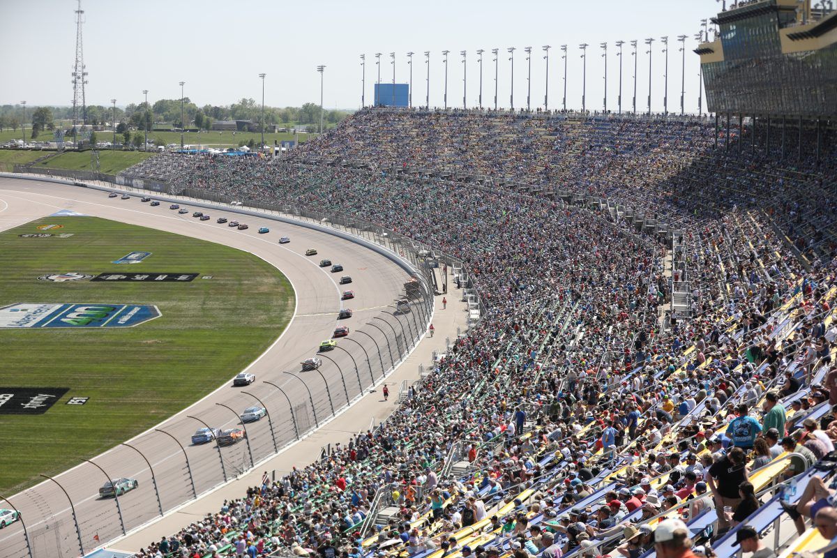 Parking NASCAR Craftsman Truck Series at Kansas Speedway