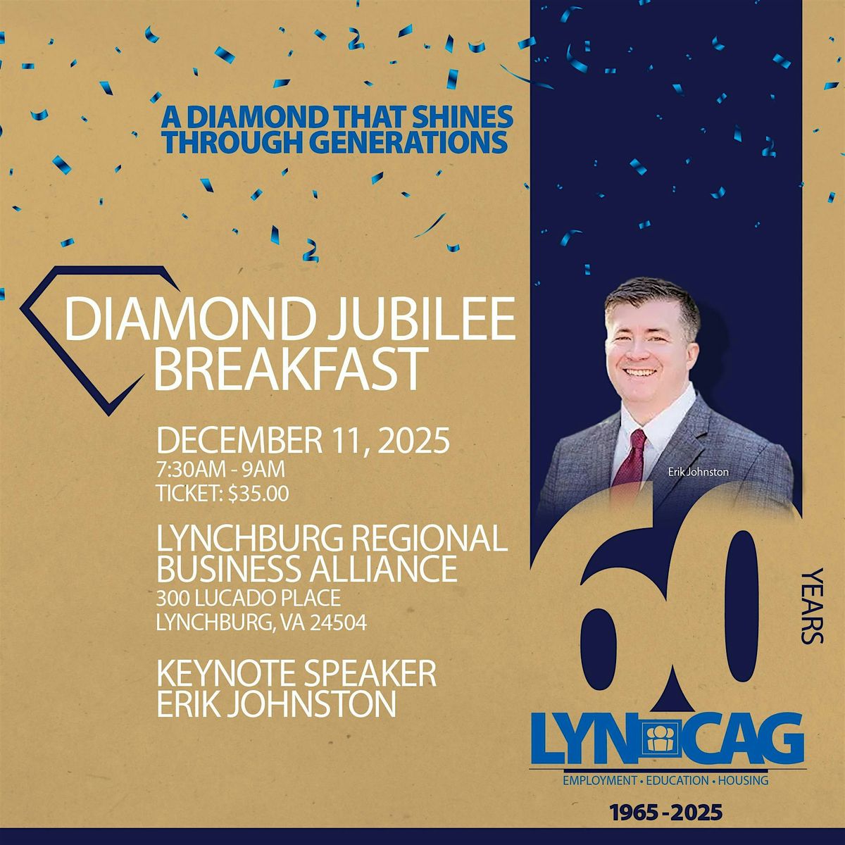 LYN-CAG 60th Anniversary Diamond Jubilee Breakfast