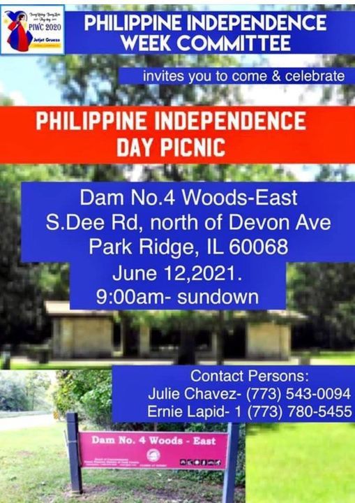 Philippine Independence Day Picnic Dam No 4 Woods Park Ridge Il June 12 21