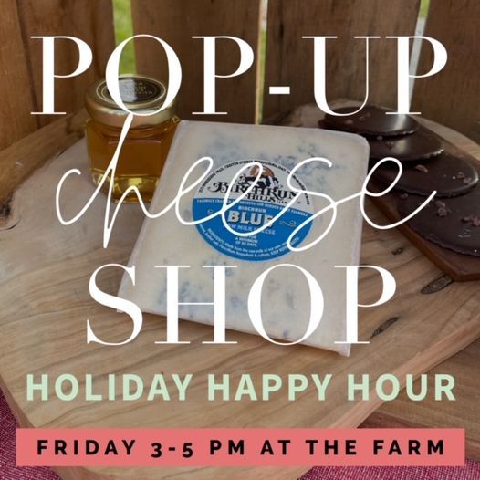 Cheese Shop PopUp & Holiday Happy Hour with Le Garage Winery
