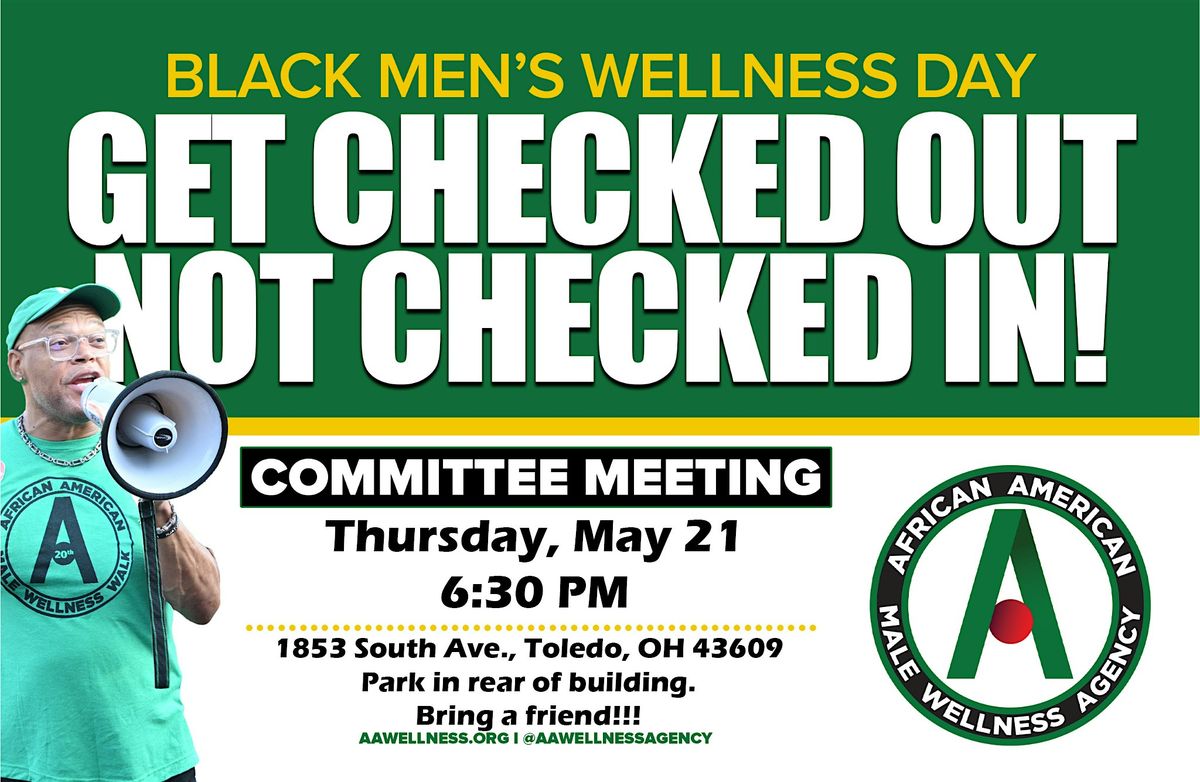 Toledo 2026 Men\u2019s Wellness Day Committee Meeting