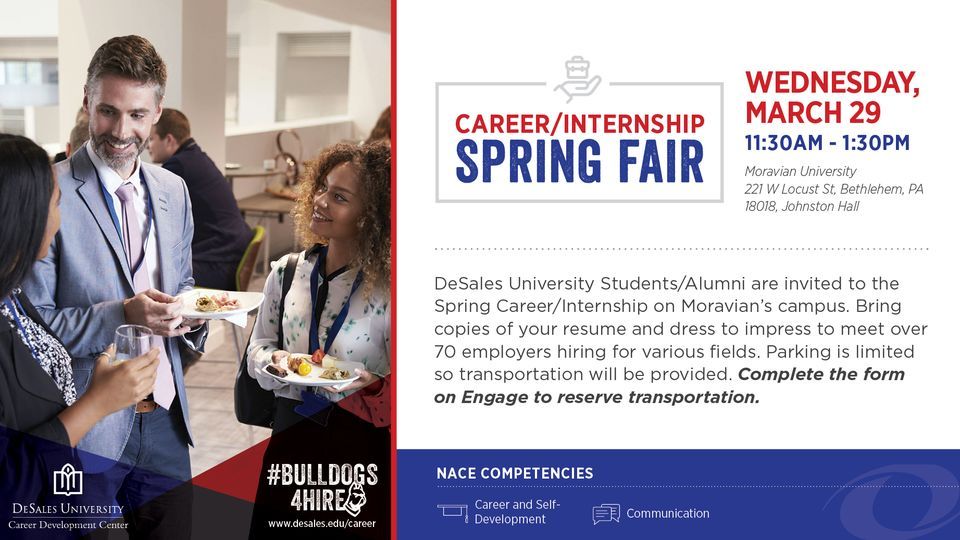 Career/Internship Fair at Moravian University Moravian University