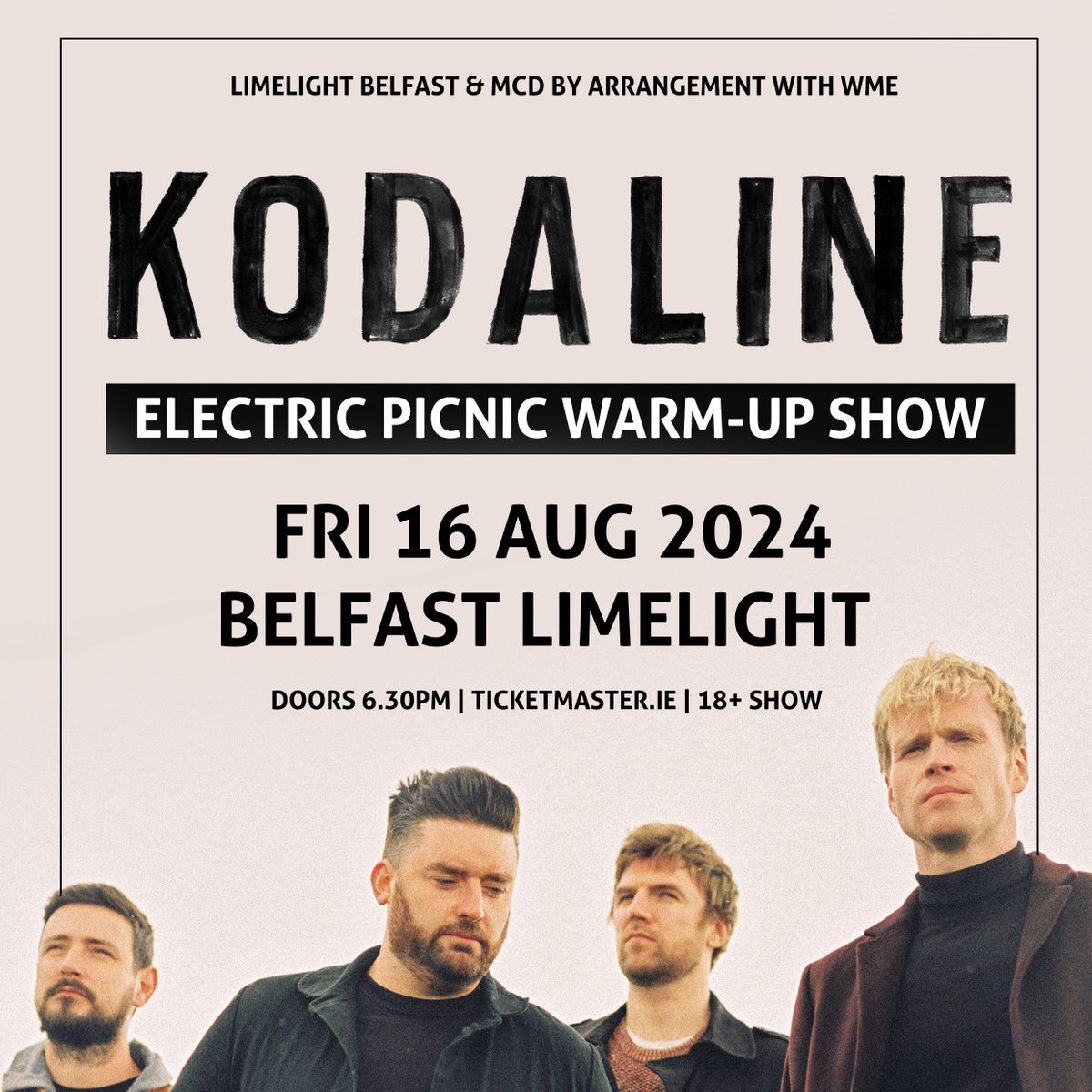 Kodaline Belfast Tickets
