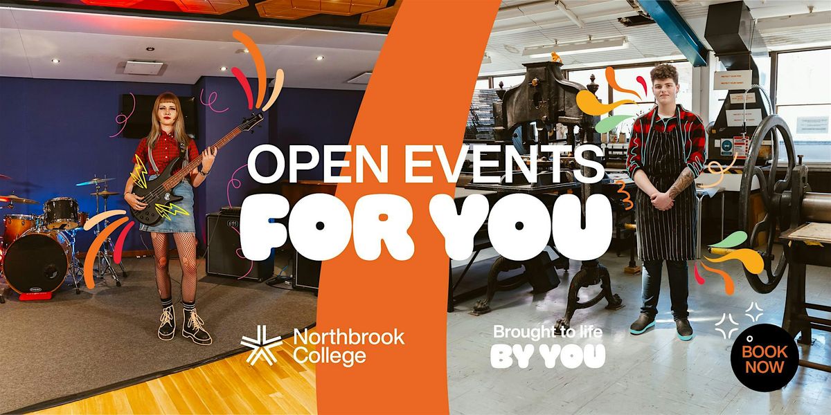 Northbrook College Open Event - Tuesday 3 March