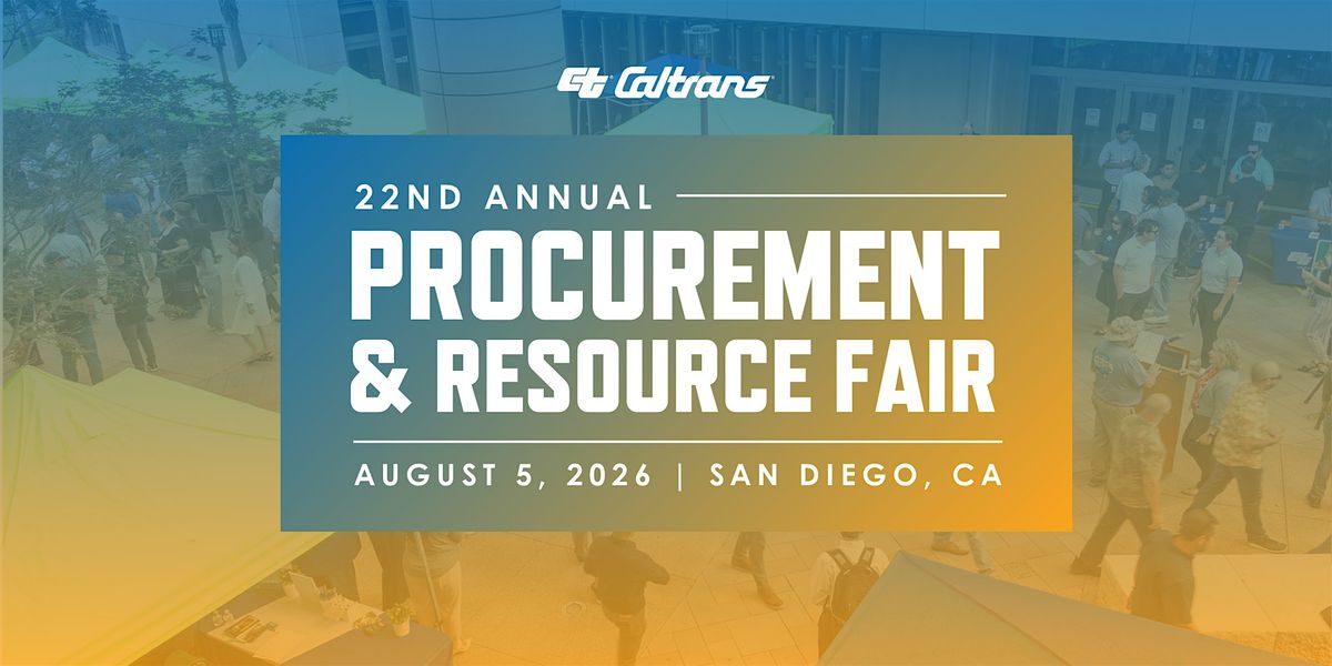 22nd Annual San Diego Procurement and Resource Fair