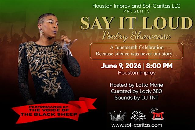 Say It Loud Poetry Showcase (The Voice of the Black Sheep)