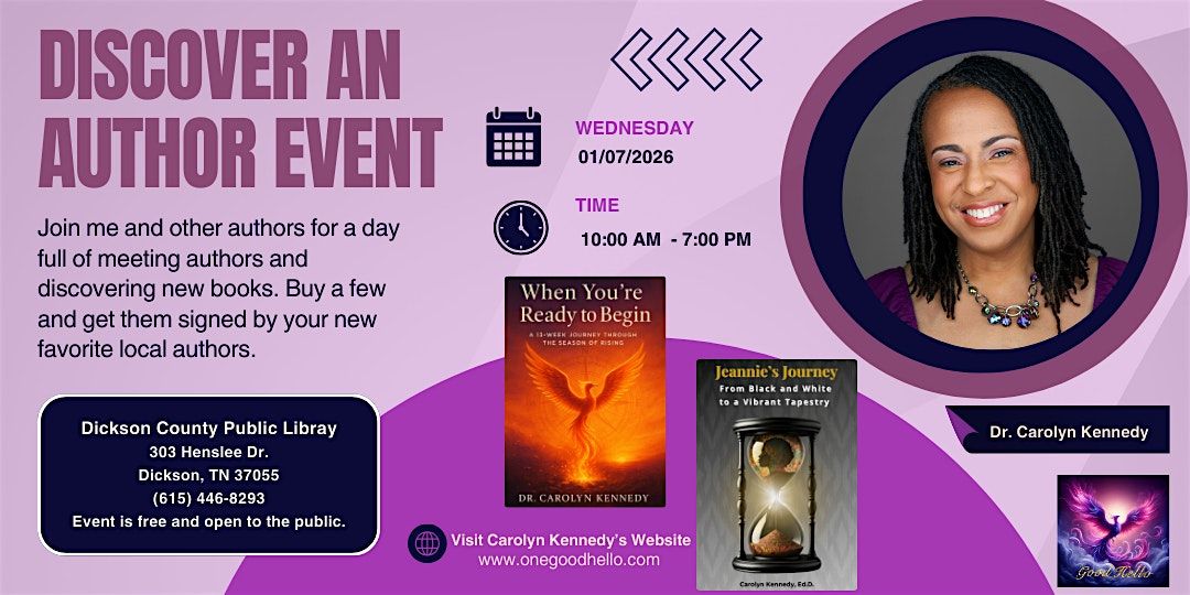Discover an Author Event