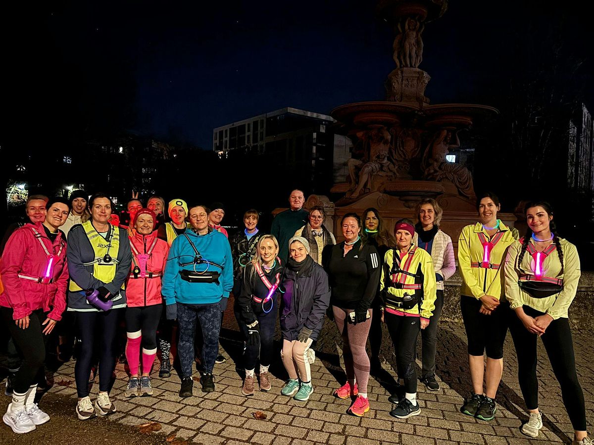Women's run and talk event