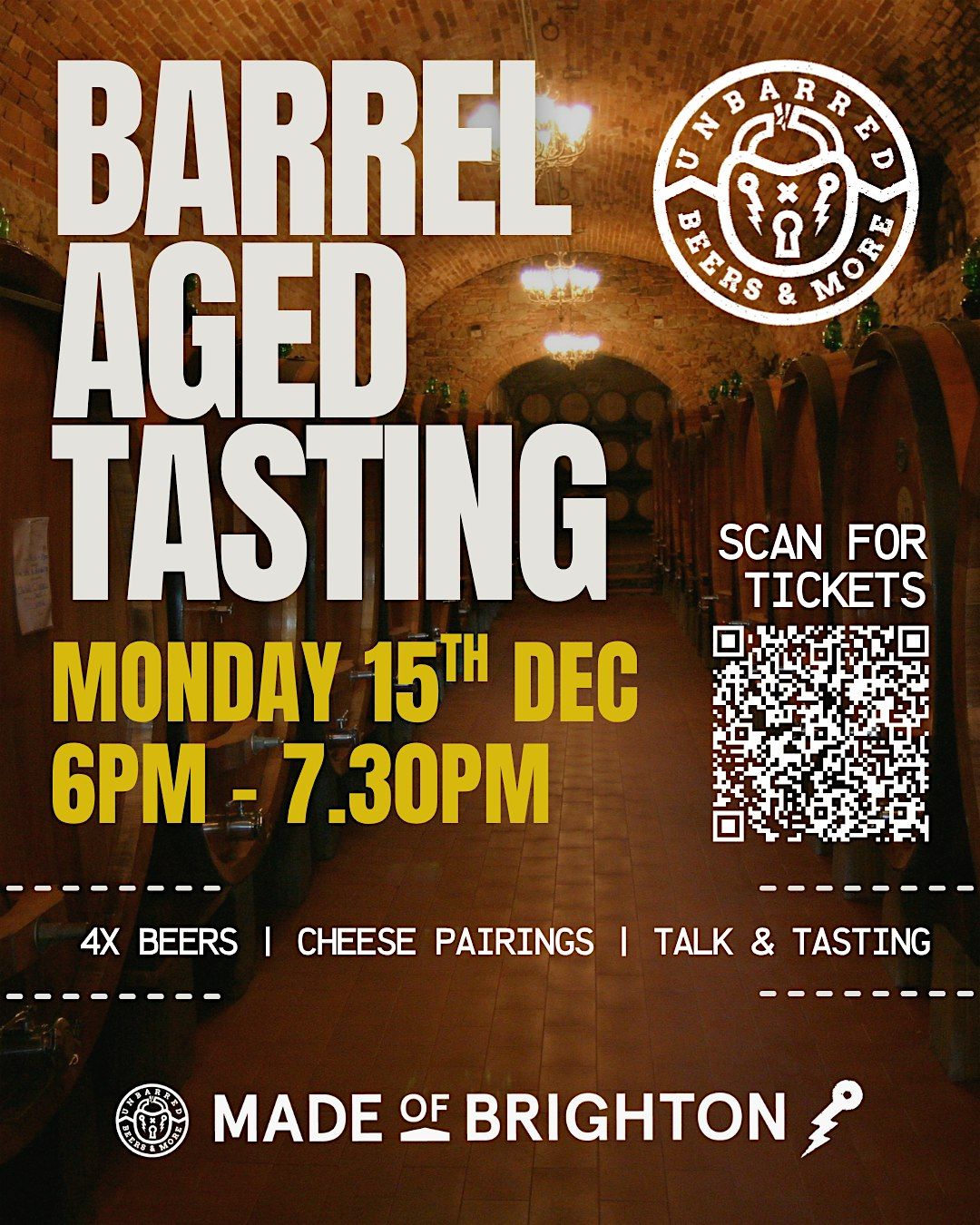 UnBarred Taproom: Barrel Aged Beer Talk & Tasting