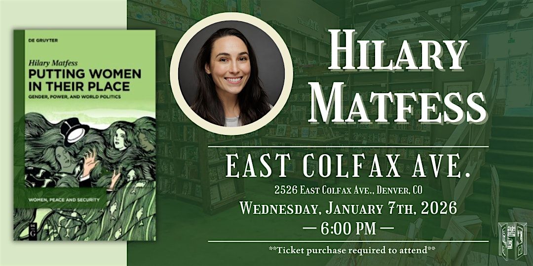 Hilary Matfess Live at Tattered Cover Colfax