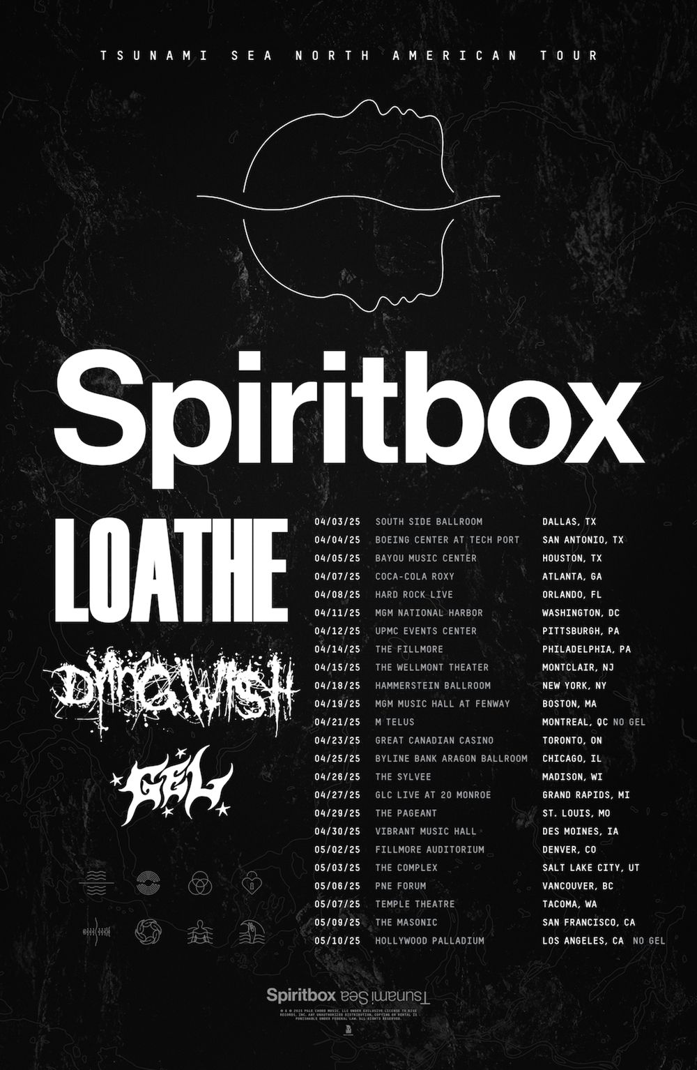 Spiritbox at Pearl Concert Theater at Palms Casino Resort