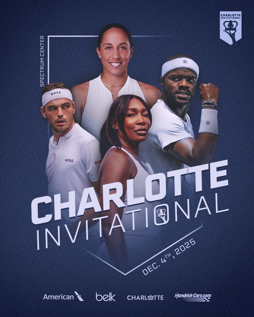 Charlotte Invitational: Madison Keys vs. Venus Williams & Frances Tiafoe vs. Taylor Fritz