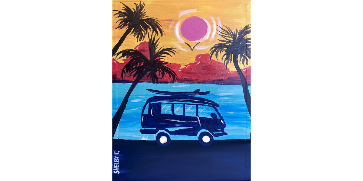 Summer Road Trip - Paint and Sip in Charlotte | Classpop!\u2122