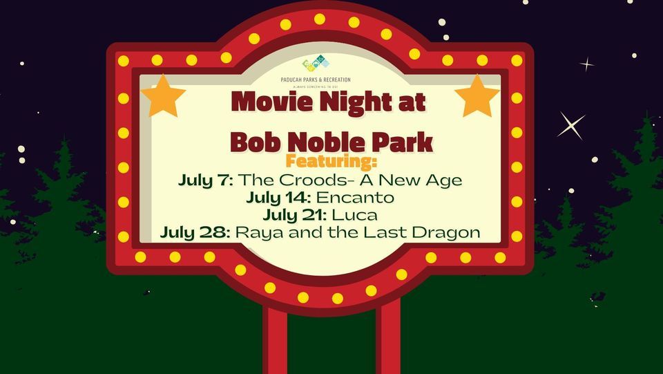 Movie Night at Bob Noble Park Noble Park Paducah Kentucky, West