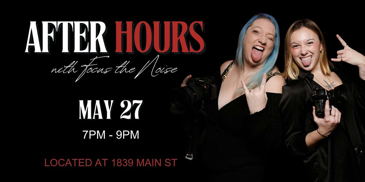 AFTER HOURS: Concert Photography with Focus the Noise
