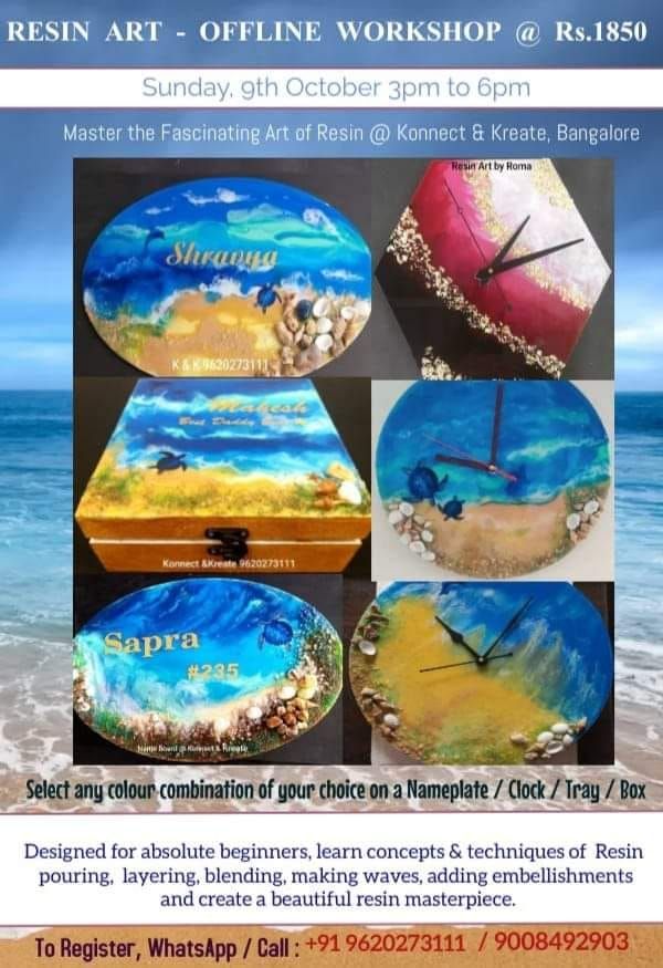 Offline Resin Art Bangalore Kumaraswamy Layout I Stage