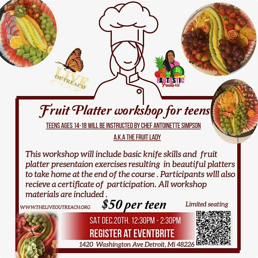 Fruit Platter making workshop with Fantastic Fruit owner Antoinette Simspon