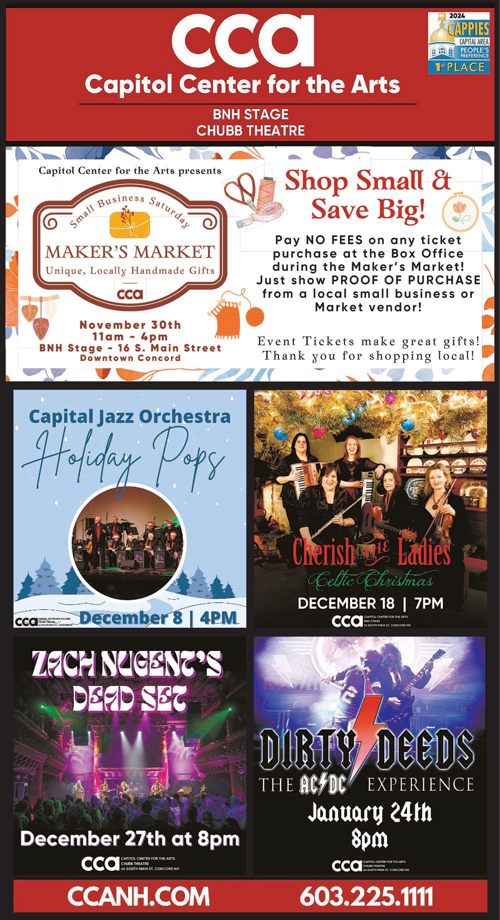Capitol Jazz Orchestra - Holiday Pops at Capitol Center for the Arts - New Hampshire