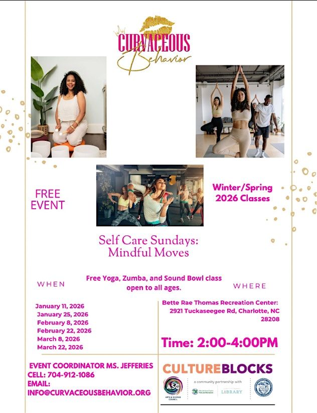 Self Care Sundays: Mindful Moves ( FREE Yoga And Zumba Dace Fitness)