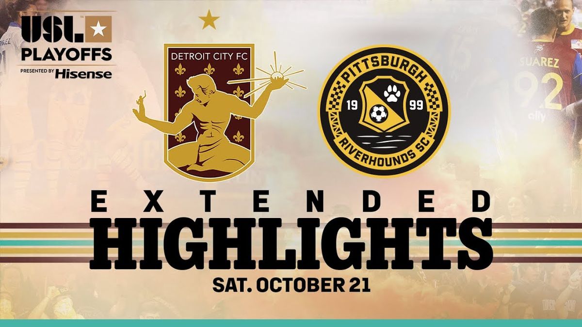 USL Playoffs - Detroit City FC at Pittsburgh Riverhounds at Highmark Stadium - Pittsburgh