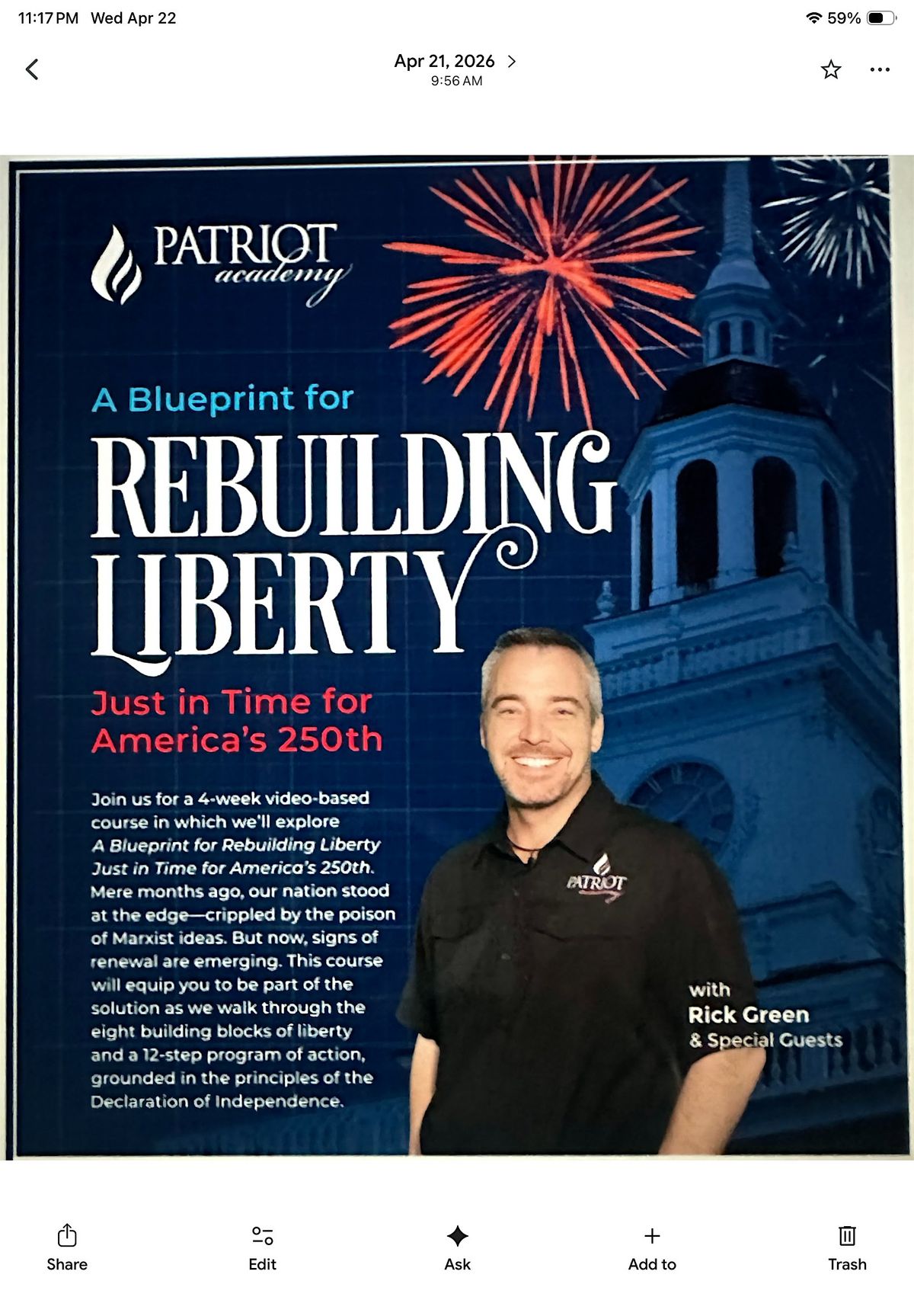 Rebuilding Liberty