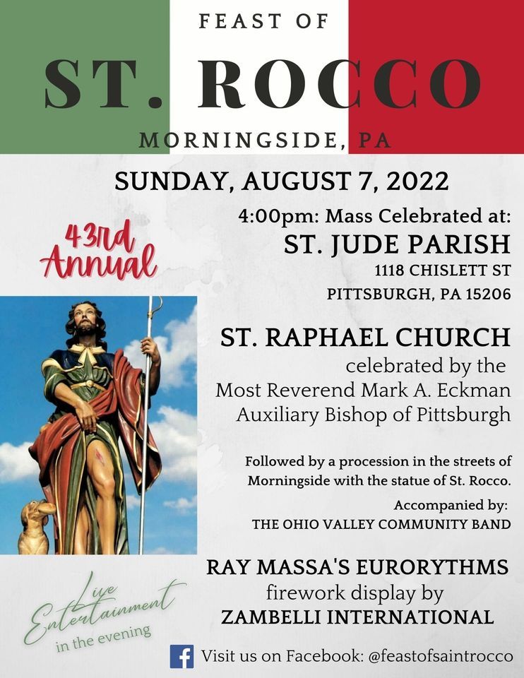 43rd Feast of St Rocco at Feast of St. Rocco in Morningside, Pittsburgh ...