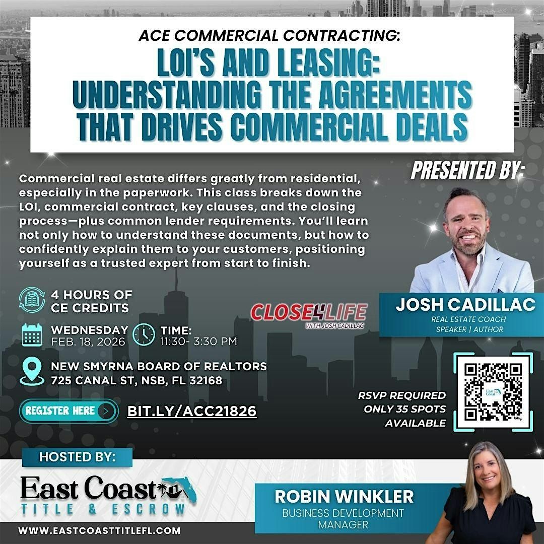 LOI\u2019s and Leasing:  Understanding the Agreements that Drives Commercial Dea