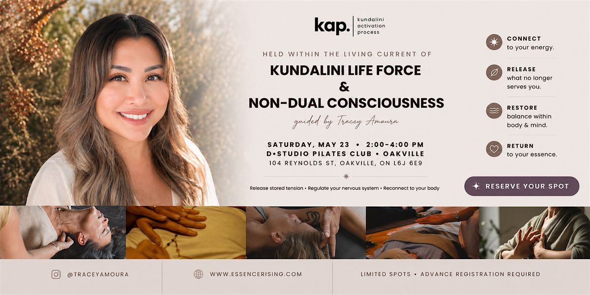 KAP OAKVILLE \u2022 KUNDALINI ACTIVATION PROCESS