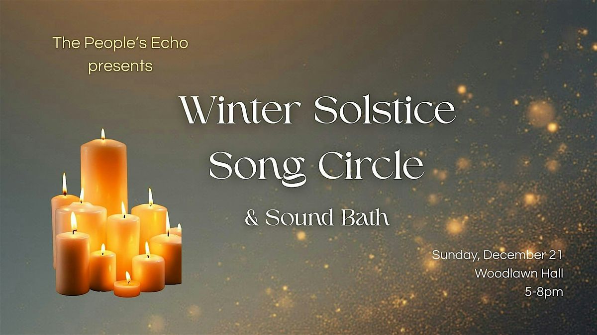 Winter Solstice Song Circle and Sound Bath