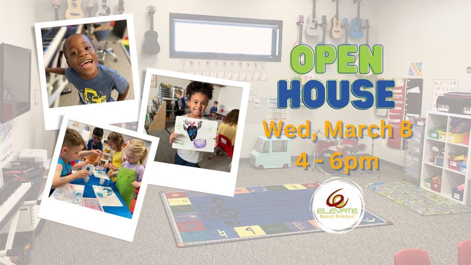 Preschool Open House Elevate Musical Preschool Fargo ND March 8 2023