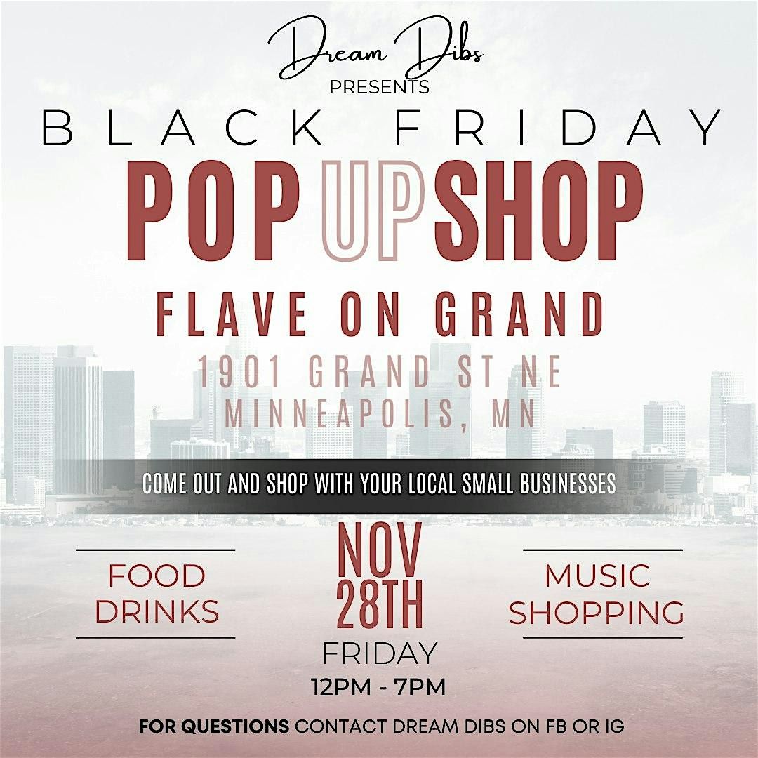 Black Friday Pop Up Shop