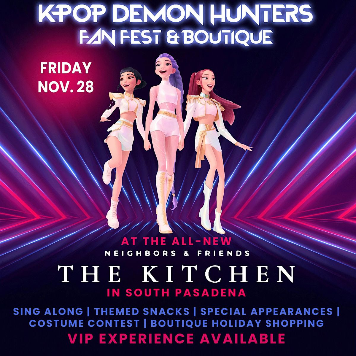 KPOP Demon Hunters Fan Fest & Boutique