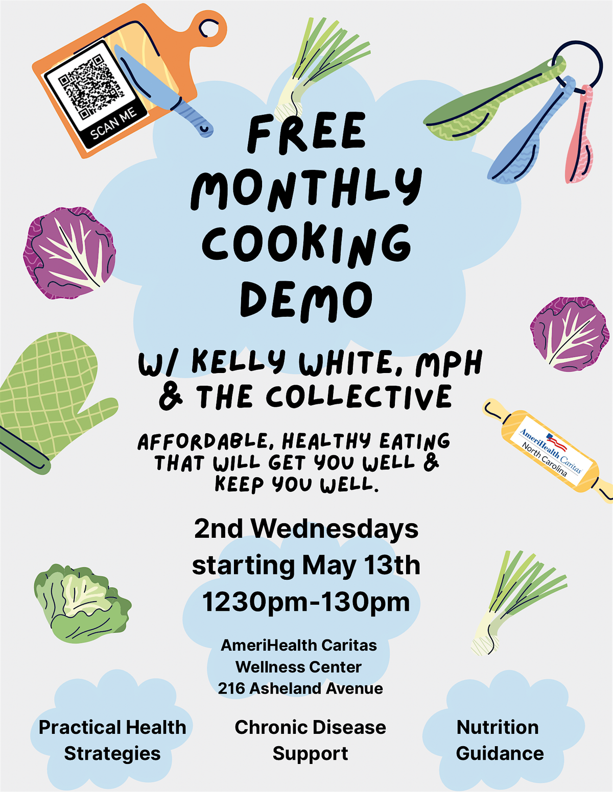 FREE Cooking Demonstration: Affordable, Healthy Eating w\/ Kelly White, MPH