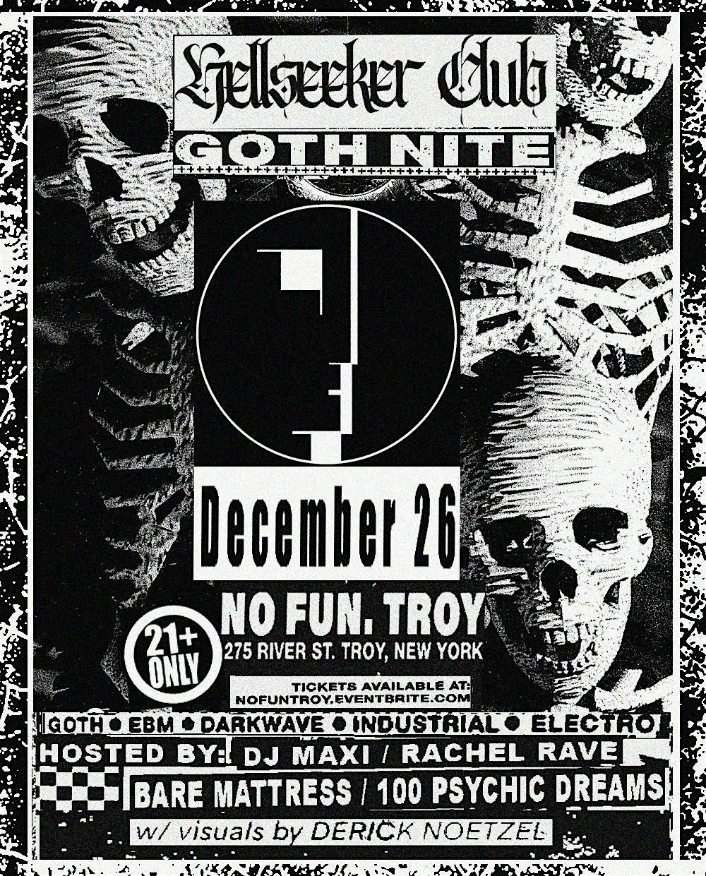 Hellseeker Goth Nite (Ages 21+ w\/valid ID)