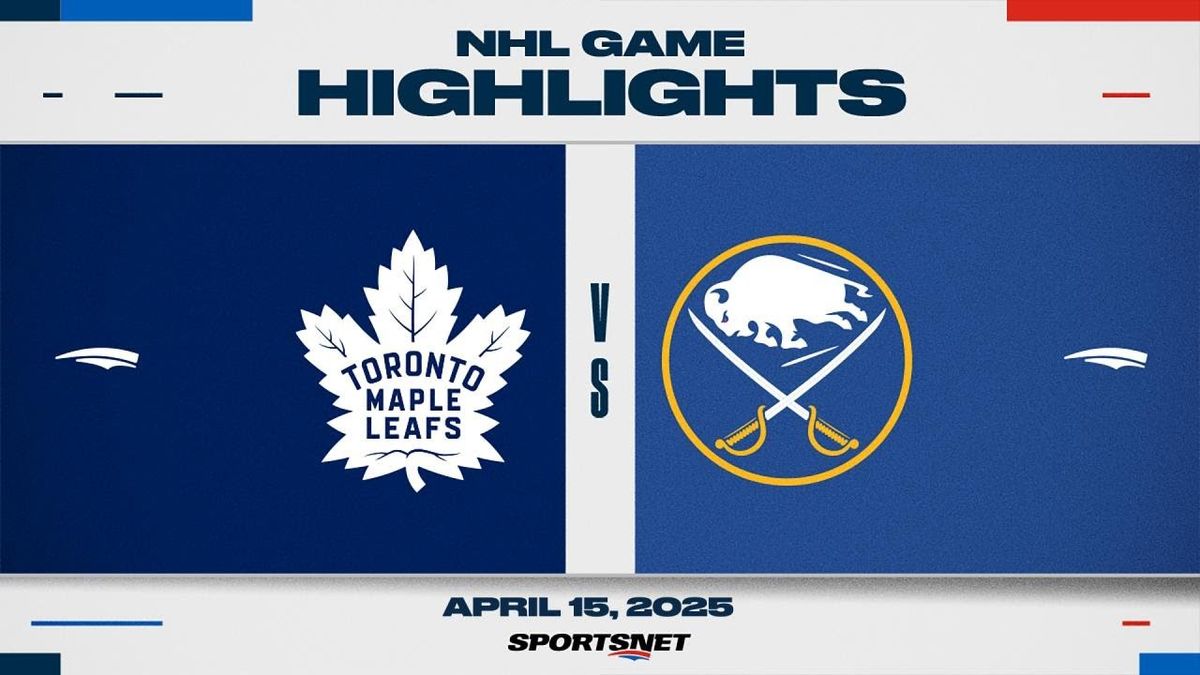 Buffalo Sabres vs. Toronto Maple Leafs