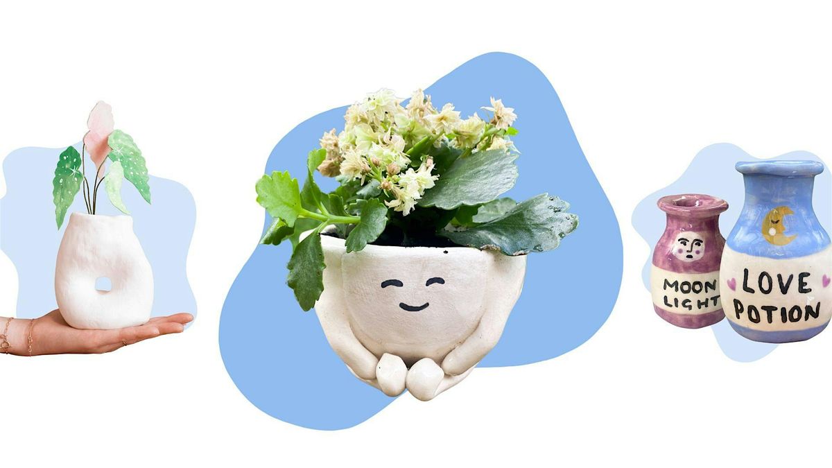 Make Your Own Plant Pot or Vase Pottery Workshop