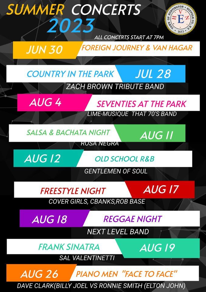 Summer Concert Series Seventies at the Park Heckscher Park